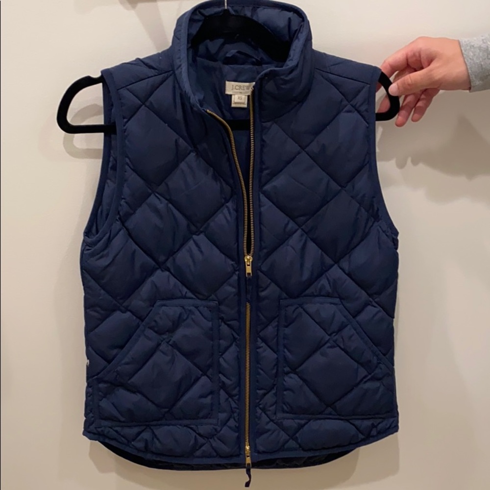 Jcrew Navy Vest XS